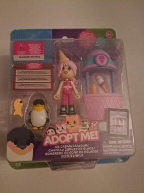 Adopt Me!:Pack Elsa and Her Friend The Royal Penguin, Series 1 Glacier ice cream